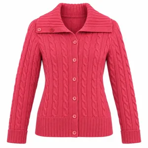 Jones New York Size S Pink Cashmere Wool Angora Cardigan Barbiecore Coquette thumbnail 1