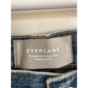 NWT‎ Everlane organic cotton The Relaxed Straight Jean size 26 regular thumbnail 2