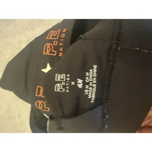 PE Nation X H&M Sports Bra Crop Top Size M Light Padding Black Start thumbnail 5