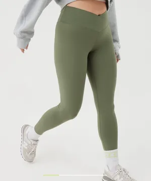 Aerie Offline Real Me High-Waisted Crossover Leggings thumbnail 2
