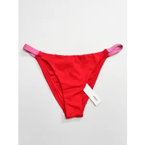 AQUA Bikini Bottom Swimwear Red Pink Beachwear Size Small NEW thumbnail 3