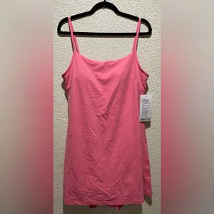 Lululemon NWT Align Cami Strap Dress Sakura Pink Shorts Underneath Size 14 thumbnail 5