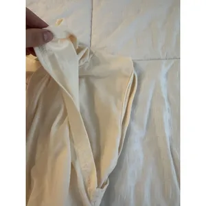 NWT Missguided Balloon Sleeve Crop Athletic Women's T-Shirt Large Cream Y2K thumbnail 7