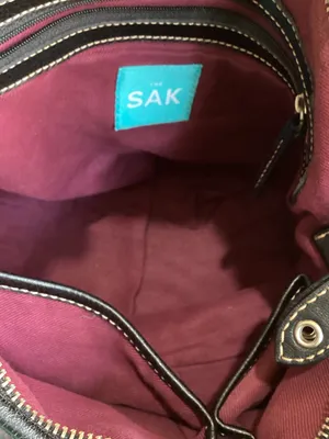The Sak Black Leather Shoulder Bag thumbnail 8