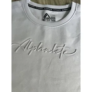 Alphalete Woman’s ELMTS Short SLEEVE Crop - Lilac ,Size Medium thumbnail 10