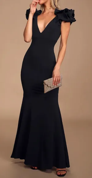 Lulu’s Black Formal Dress thumbnail 1