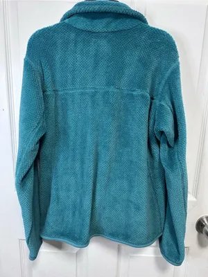 Patagonia Vintage Women's Turquoise Fleece Pullover Jacket thumbnail 6