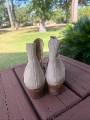 Free People Charm Double V Suede Ankle Boots Size 9 $158 thumbnail 5