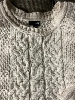 Cream Cable Knit Sweater thumbnail 2