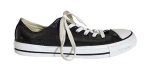 Converse Black Glitter Sparkle Sneakers Size 9.5 thumbnail 1