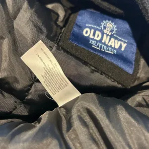 Old Navy Pea Coat XXL Black Short Quilted Lining Wool Blend Pockets Full Zip thumbnail 8
