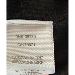 Joie 100% Cashmere Cowl Neck Sweater Black Long Sleeve Women's Size Small thumbnail 8