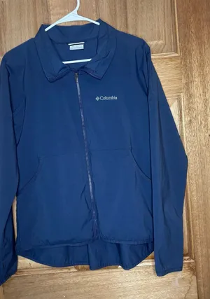 Columbia Women's Navy Full-Zip Lightweight Jacket size s thumbnail 1