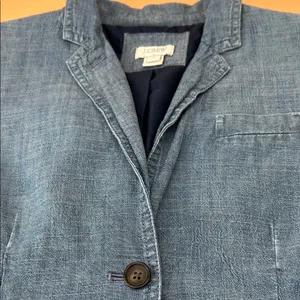 J. Crew Indigo Denim Jacket thumbnail 7