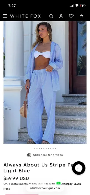 White Fox Boutique ‘Always About Us Pants’  thumbnail 5