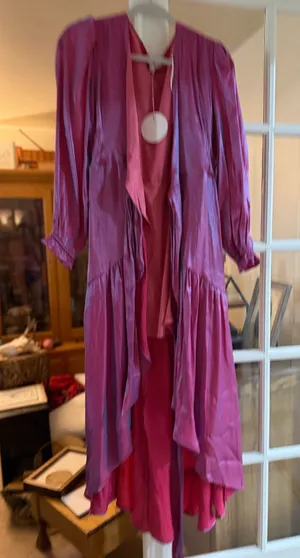 Umgee Wrap Flutter Sleeve Dress thumbnail 1