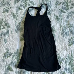 Bebe Twisted Racerback Tank Top Black S Long Stretchy thumbnail 4