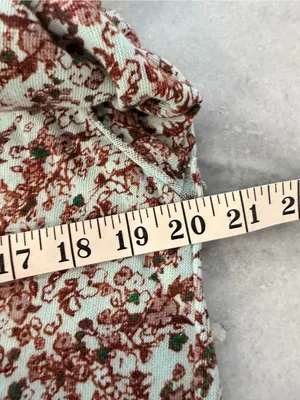NWOT Free People We The Free Size S Floral Stripe Henley Top Long Sleeve Boho thumbnail 11