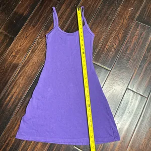Spaghetti strap cotton mini dress Los Angeles Apparel basic casual thumbnail 2