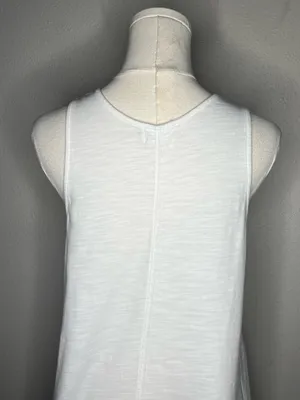 Nation LTD Phoebe Sleeveless A Line Mini Dress in Optic White thumbnail 5