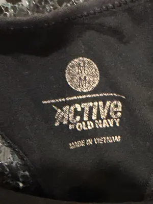 Old Navy Active black medium racerback sports bra thumbnail 3