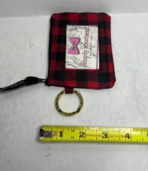NWT Simply Southern Key ID Pouch - Tartan Buffalo Plaid thumbnail 7