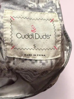 Cuddl Duds Grey Fair Isle Pajama Set thumbnail 2