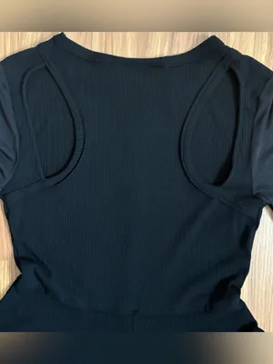 Killstar Ribbed Knit Dress with Thumbholes & Cutout Detail S thumbnail 8