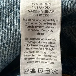 PacSun Popular Medium Blue Stretch High Waisted Flare Leg Denim Jean thumbnail 8