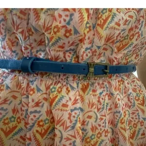 Chelsea & Violet Sz XS Floral Dress Lined Short Sleeve Belted Cottagecore Mini thumbnail 10