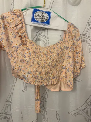 Preppy cropped top Pink Size L thumbnail 3