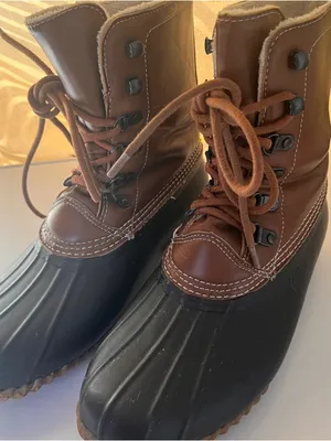 Women's Tan Waterproof Duck Boots with Faux Fur Lining thumbnail 4