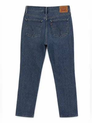 Levi’s 505 Straight Leg Women’s Blue Jeans Size 8 Medium Wash Denim W 28 L 30 thumbnail 3