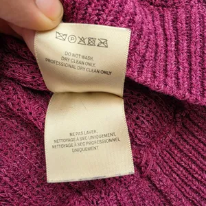 Pepin Womens Magenta Open Knit Surplice Wrap Sleeveless Tank Top Size Large thumbnail 6