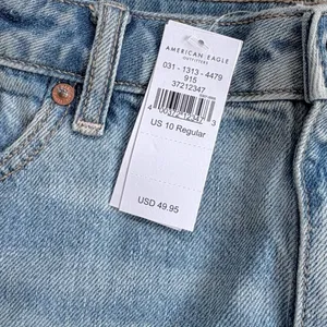NWT American Eagle Super High Rise A-Line Denim Skirt Size 10 / 30 thumbnail 2