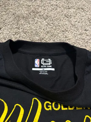 NBA Golden State Warriors cropped long sleeve shirt size medium thumbnail 3
