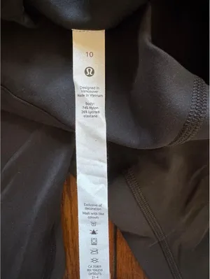 Lululemon Instill High Rise 25” Black Size 10 NWT thumbnail 6