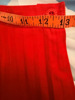 Vintage Ellesse Tennis Mini Skirt Made in USA Red Pleated thumbnail 6