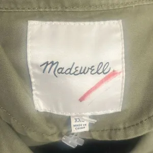 ✨Madewell Fleet Olive Sz XXS Jacket✨ thumbnail 7
