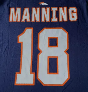 Denver Broncos Manning BLUE T thumbnail 5