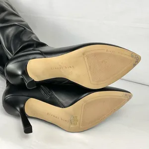 Gianni Bini Delilah Black Boots Sz 6 Bow Back Stretch Over-the-Knee New thumbnail 8