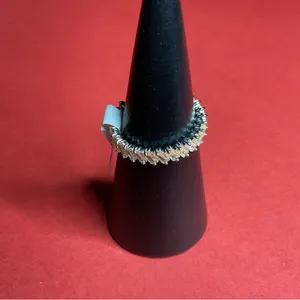 Bomb Party RBP7711 “Say Yes To Love” Cubic Zirconia on Rhodium Size 10 Ring NWT thumbnail 2