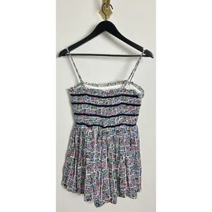 FREE PEOPLE Bali Checked Out Printed Dress in Gardenia Combo Size X-Small thumbnail 5