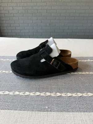 Birkenstock Boston Clogs Soft Footbed Black Size 39 Women’s 8 thumbnail 5