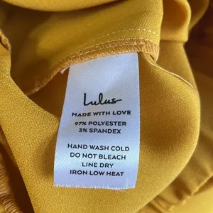 Lulus Bright and Breezy Marigold Tie-Front Culotte Side Slit Pants thumbnail 6