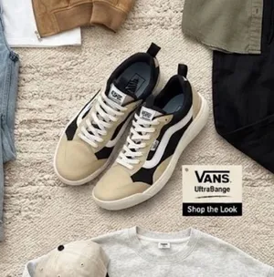 the Vans UltraRange EXO sneakers in a beige and black colorway unisex 7.5 W thumbnail 1