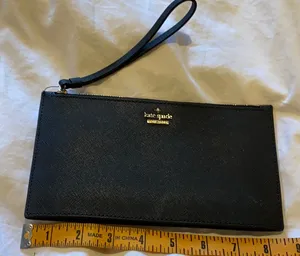 Kate Spade black wristlet. thumbnail 1
