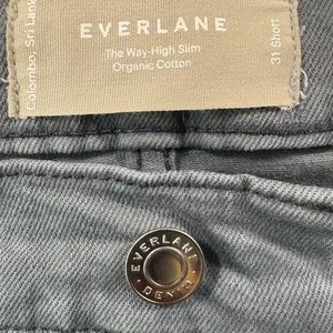 Everlane The Way High Slim Organic Cotton Jeans | Size 31 Short thumbnail 9