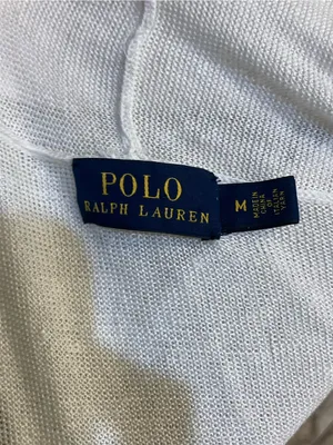 Polo Ralph Lauren Cardigan Open Front white M thumbnail 2