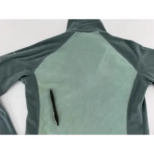 Columbia Fleece Sweater Women’s Sz L 3/4 Zip Pullover Sweatshirt Outdoor Green thumbnail 15
